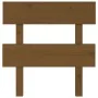 Cabecero de cama madera maciza de pino marrón miel 93,5x3x81 cm de vidaXL, Cabeceros y pies de cama - Ref: Foro24-819053, Pre...