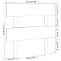 Cabecero de cama madera maciza de pino marrón miel 93,5x3x81 cm de vidaXL, Cabeceros y pies de cama - Ref: Foro24-819053, Pre...