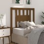 Solid honey brown pine wood headboard 106x4x100 cm by vidaXL, Headboards and footboards - Ref: Foro24-818658, Price: 24,60 €,...