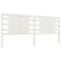 Kopfteil aus massivem Weißkiefernholz, 126 x 4 x 100 cm von vidaXL, Kopf- und Fußteile - Ref: Foro24-818761, Preis: 35,55 €, ...