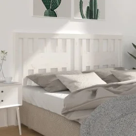 Kopfteil aus massivem weißem Kiefernholz, 186 x 4 x 100 cm von vidaXL, Kopf- und Fußteile - Ref: Foro24-818686, Preis: 56,83 ...