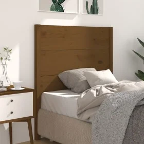 Kopfteil aus massivem honigbraunem Kiefernholz, 81 x 4 x 100 cm von vidaXL, Kopf- und Fußteile - Ref: Foro24-818698, Preis: 5...