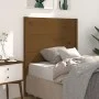 Solid honey brown pine wood headboard 81x4x100 cm by vidaXL, Headboards and footboards - Ref: Foro24-818698, Price: 50,63 €, ...