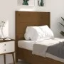 Solid honey brown pine wood headboard 81x4x100 cm by vidaXL, Headboards and footboards - Ref: Foro24-818698, Price: 50,63 €, ...