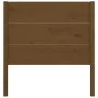 Cabecero madera maciza de pino marrón miel 81x4x100 cm de vidaXL, Cabeceros y pies de cama - Ref: Foro24-818698, Precio: 50,6...