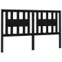 Cabecero madera maciza de pino negro 206x4x100 cm de vidaXL, Cabeceros y pies de cama - Ref: Foro24-818694, Precio: 36,91 €, ...
