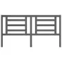 Solid gray pine wood bed headboard 186x4x100 cm by vidaXL, Headboards and footboards - Ref: Foro24-818837, Price: 60,33 €, Di...