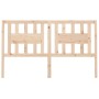 Kopfteil aus massivem Kiefernholz, 206 x 4 x 100 cm von vidaXL, Kopf- und Fußteile - Ref: Foro24-818690, Preis: 48,68 €, Raba...