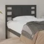 Solid gray pine wood headboard 106x4x100 cm by vidaXL, Headboards and footboards - Ref: Foro24-818757, Price: 56,19 €, Discou...