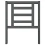 Solid gray pine wood bed headboard 81x4x100 cm by vidaXL, Headboards and footboards - Ref: Foro24-818797, Price: 30,78 €, Dis...