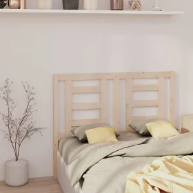 Cabecero de cama madera maciza de pino 156x4x100 cm de vidaXL, Cabeceros y pies de cama - Ref: Foro24-818825, Precio: 47,92 €...
