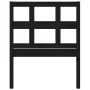 Solid black pine wood bed headboard 95.5x4x100 cm by vidaXL, Headboards and footboards - Ref: Foro24-818904, Price: 23,23 €, ...