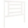 Bettkopfteil aus massivem weißem Kiefernholz, 96 x 4 x 100 cm von vidaXL, Kopf- und Fußteile - Ref: Foro24-818801, Preis: 32,...