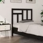 Cabecero de cama madera maciza de pino negro 80,5x4x100 cm de vidaXL, Cabeceros y pies de cama - Ref: Foro24-818949, Precio: ...