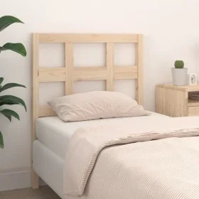 Bettkopfteil aus massivem Kiefernholz, 95,5 x 4 x 100 cm von vidaXL, Kopf- und Fußteile - Ref: Foro24-818900, Preis: 26,41 €,...