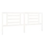 Cabecero de cama madera maciza de pino blanco 206x4x100 cm de vidaXL, Cabeceros y pies de cama - Ref: Foro24-818841, Precio: ...