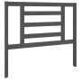 Bettkopfteil aus massivem grauem Kiefernholz, 106 x 4 x 100 cm von vidaXL, Kopf- und Fußteile - Ref: Foro24-818807, Preis: 33...