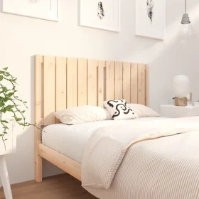 Solid pine wood bed headboard 125.5x4x100 cm by vidaXL, Headboards and footboards - Ref: Foro24-818860, Price: 41,71 €, Disco...