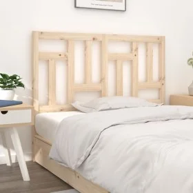 Solid pine wood bed headboard 205.5x4x100 cm by vidaXL, Headboards and footboards - Ref: Foro24-818990, Price: 44,30 €, Disco...