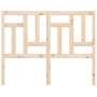 Solid pine wood bed headboard 205.5x4x100 cm by vidaXL, Headboards and footboards - Ref: Foro24-818990, Price: 44,87 €, Disco...