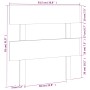 Bettkopfteil aus massivem weißem Kiefernholz, 93,5 x 3 x 81 cm von vidaXL, Kopf- und Fußteile - Ref: Foro24-819051, Preis: 21...