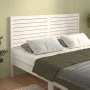 Bettkopfteil aus massivem weißem Kiefernholz, 166 x 4 x 100 cm von vidaXL, Kopf- und Fußteile - Ref: Foro24-819031, Preis: 81...