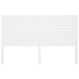 Solid white pine wood bed headboard 166x4x100 cm by vidaXL, Headboards and footboards - Ref: Foro24-819031, Price: 83,94 €, D...