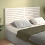 Solid white pine wood bed headboard 166x4x100 cm by vidaXL, Headboards and footboards - Ref: Foro24-819031, Price: 83,94 €, D...
