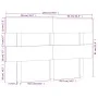 Bettkopfteil aus massivem Kiefernholz, 164 x 3 x 81 cm von vidaXL, Kopf- und Fußteile - Ref: Foro24-819080, Preis: 33,03 €, R...