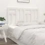 Cabecero de cama madera maciza de pino blanco 205,5x4x100 cm de vidaXL, Cabeceros y pies de cama - Ref: Foro24-818991, Precio...