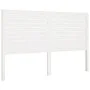 Cabecero de cama madera maciza de pino blanco 126x4x100 cm de vidaXL, Cabeceros y pies de cama - Ref: Foro24-819011, Precio: ...