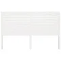 Bettkopfteil aus massivem weißem Kiefernholz, 126 x 4 x 100 cm von vidaXL, Kopf- und Fußteile - Ref: Foro24-819011, Preis: 67...