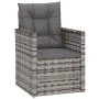 Garden furniture with cushions 4 pieces gray synthetic rattan by vidaXL, Garden sets - Ref: Foro24-319197, Price: 251,01 €, D...