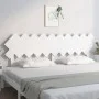 Cabecero de cama madera maciza de pino blanco 196x3x80,5 cm de vidaXL, Cabeceros y pies de cama - Ref: Foro24-819241, Precio:...