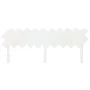 Cabecero de cama madera maciza de pino blanco 196x3x80,5 cm de vidaXL, Cabeceros y pies de cama - Ref: Foro24-819241, Precio:...