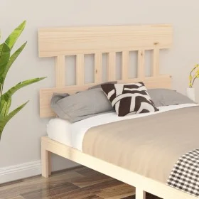 Solid pine wood bed headboard 138.5x3x81 cm by vidaXL, Headboards and footboards - Ref: Foro24-819115, Price: 45,76 €, Discou...