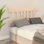 Cabecero de cama madera maciza de pino 138,5x3x81 cm de vidaXL, Cabeceros y pies de cama - Ref: Foro24-819115, Precio: 45,76 ...