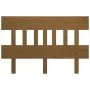 Cabecero de cama madera maciza de pino marrón miel 183,5x3x81cm de vidaXL, Cabeceros y pies de cama - Ref: Foro24-819138, Pre...