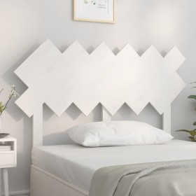 Solid white pine wood bed headboard 122.5x3x80.5 cm by vidaXL, Headboards and footboards - Ref: Foro24-819211, Price: 41,64 €...