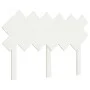 Solid white pine wood bed headboard 122.5x3x80.5 cm by vidaXL, Headboards and footboards - Ref: Foro24-819211, Price: 41,10 €...