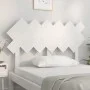 Solid white pine wood bed headboard 122.5x3x80.5 cm by vidaXL, Headboards and footboards - Ref: Foro24-819211, Price: 41,10 €...