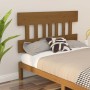 Honey brown solid pine wood bed headboard 138.5x3x81cm by vidaXL, Headboards and footboards - Ref: Foro24-819118, Price: 43,8...