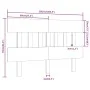 Bettkopfteil aus massivem Kiefernholz in Honigbraun, 138,5 x 3 x 81 cm von vidaXL, Kopf- und Fußteile - Ref: Foro24-819118, P...