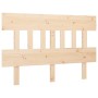 Bettkopfteil aus massivem Kiefernholz, 123,5 x 3 x 81 cm von vidaXL, Kopf- und Fußteile - Ref: Foro24-819110, Preis: 32,28 €,...