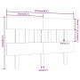 Bettkopfteil aus massivem Kiefernholz, 123,5 x 3 x 81 cm von vidaXL, Kopf- und Fußteile - Ref: Foro24-819110, Preis: 32,28 €,...