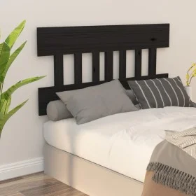 Solid gray pine wood bed headboard 203.5x3x81 cm by vidaXL, Headboards and footboards - Ref: Foro24-819144, Price: 35,54 €, D...