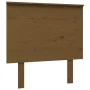 Bettkopfteil aus massivem Kiefernholz in Honigbraun, 79 x 6 x 82,5 cm von vidaXL, Kopf- und Fußteile - Ref: Foro24-819148, Pr...