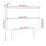 Bettkopfteil aus massivem Kiefernholz in Honigbraun, 79 x 6 x 82,5 cm von vidaXL, Kopf- und Fußteile - Ref: Foro24-819148, Pr...