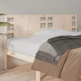 Bettkopfteil aus massivem Kiefernholz, 126 x 4 x 100 cm von vidaXL, Kopf- und Fußteile - Ref: Foro24-818760, Preis: 40,10 €, ...