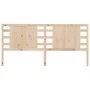Solid pine wood bed headboard 126x4x100 cm by vidaXL, Headboards and footboards - Ref: Foro24-818760, Price: 40,10 €, Discoun...